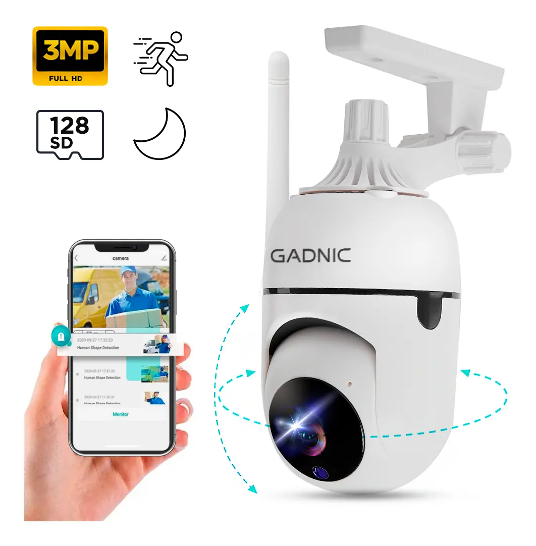 Cámara Gadnic SX9 IP 1080p Visión Nocturna Motorizada