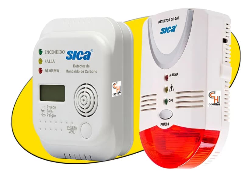 Detector Gas + Monóxido Carbono CO Sica (Combinado)